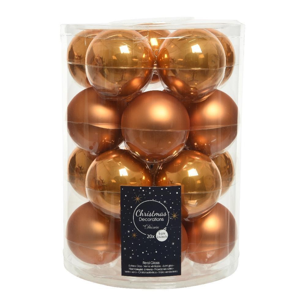 SFERA DI VETRO D6 AMBER MIX